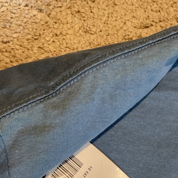 Vintage Y2K "Eat Sleep Fish" T Shirt Men's L Blue Graphic Fisherman Gorpcore - Picture 3 of 10